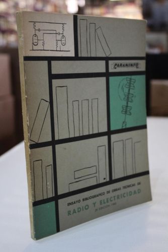 Portada del libro de Ensayo bibliográfico de obras técnicas de Radio y electricidad.