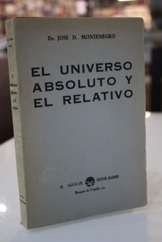 Portada del libro de El universo absoluto y el relativo.