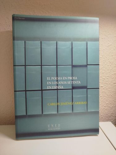 Portada del libro de El poema en prosa en los años setenta en España