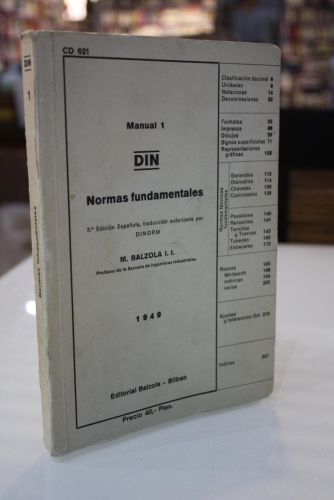 Portada del libro de Manual 1 DIN. Normas fundamentales