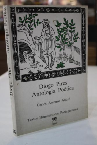 Portada del libro de Diogo Pires. Antologia Poética.