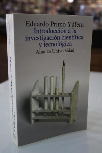 Portada del libro de Introducción a la investigación científica y tecnológica