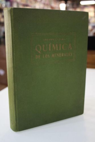 Portada del libro de Química de los minerales.
