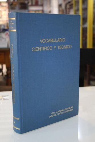 Portada del libro de Vocabulario científico y técnico