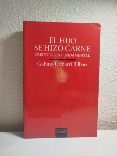 Portada del libro de El Hijo se hizo carne. Cristología fundamental
