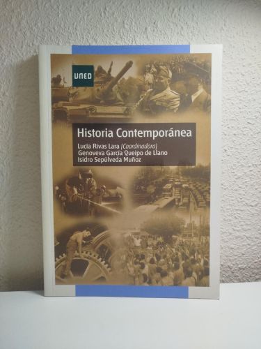 Portada del libro de Historia contemporánea