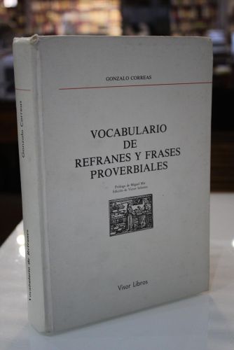 Portada del libro de Vocabulario refranes y frases proverbiales y otras fórmulas comunes de la lengua castellana