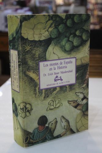 Portada del libro de Los Montes de España en la historia.