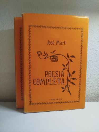 Portada del libro de Poesía completa. Dos tomos.