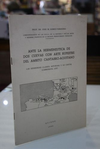 Portada del libro de Ante la hermenéutica de dos cuevas con arte rupestre del ámbito cántabro-aquitano. Las Herrerías (Llanes,...