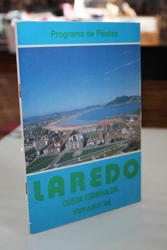 Portada del libro de Programa de fiestas Laredo. Costa Esmeralda. Verano' 86.