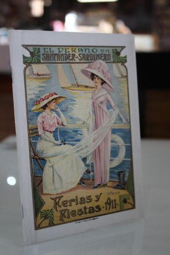 Portada del libro de El verano en Santander-Sardinero.- Ferias y Fiestas 1911.