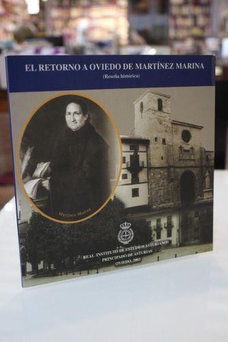 Portada del libro de El retorno a Oviedo de Martínez Marina. (Reseña histórica)
