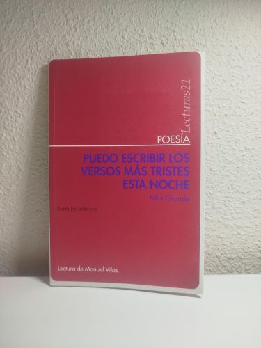 Portada del libro de Puedo escribir los versos más tristes esta noche
