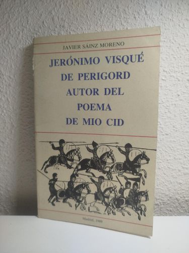 Portada del libro de Jerónimo Visque de Perigord, autor del Poema de Mio Cid