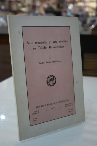 Portada del libro de Arte mozárabe y arte mudéjar en Toledo: Paralelismos.