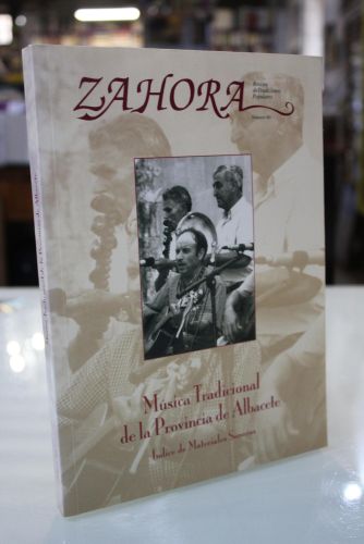 Portada del libro de Música Tradicional de la Provincia de Albacete. Índice de materiales sonoros.