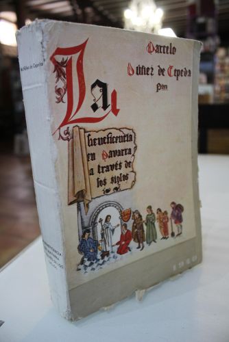 Portada del libro de La beneficencia en Navarra a través de los siglos.
