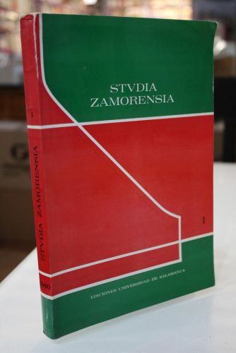 Portada del libro de Studia Zamorensia, 1, 1980.