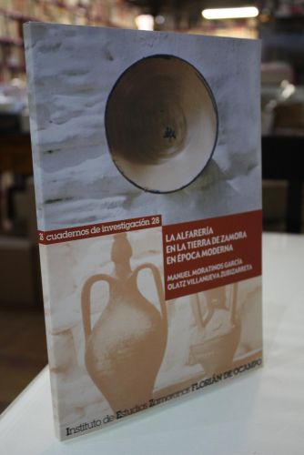 Portada del libro de La alfarería en la tierra de Zamora en época moderna.