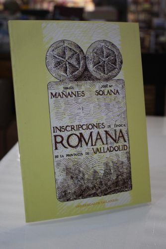 Portada del libro de Inscripciones de época romana de la provincia de Valladolid.