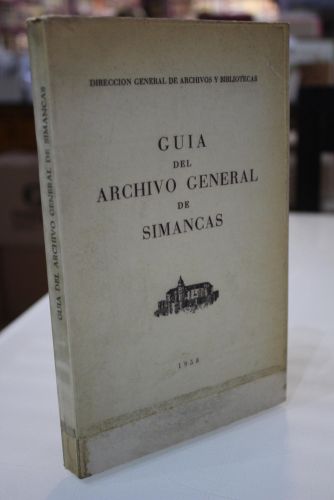 Portada del libro de Guía del Archivo de Simancas.- 1958