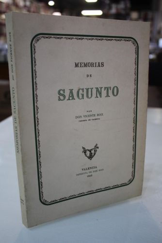 Portada del libro de Memorias de Sagunto