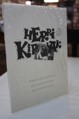 Portada del libro de Herri Kirolak. Juegos tradicionales/Jeux traditionnels/Traditional games.
