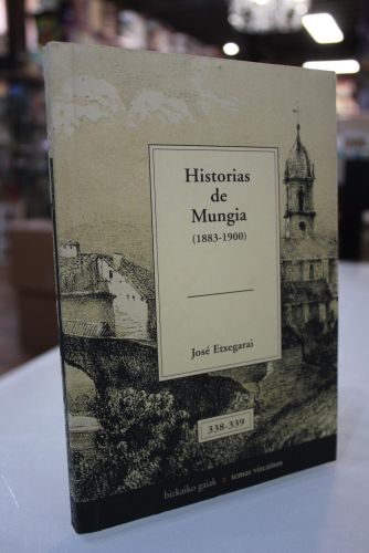 Portada del libro de Historias de Mungia (1883-1900)