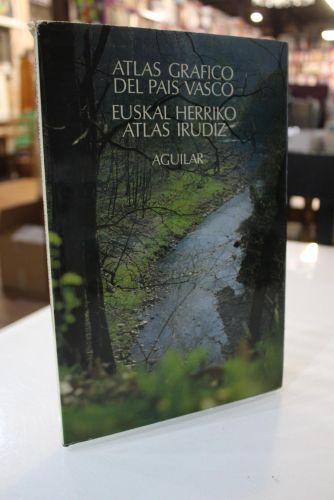 Portada del libro de Atlas gráfico del País Vasco. Euskal Herriko Atlas Irudiz
