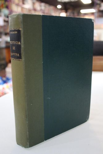 Portada del libro de La provincia de Zamora. Guía Geográfica, histórica y estadística de la misma