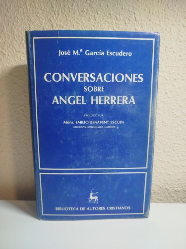 Portada del libro de Conversaciones sobre Angel Herrera