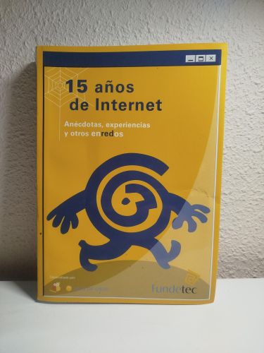 Portada del libro de 15 años de Internet en España