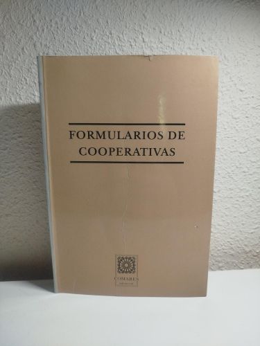Portada del libro de Formularios de cooperativas