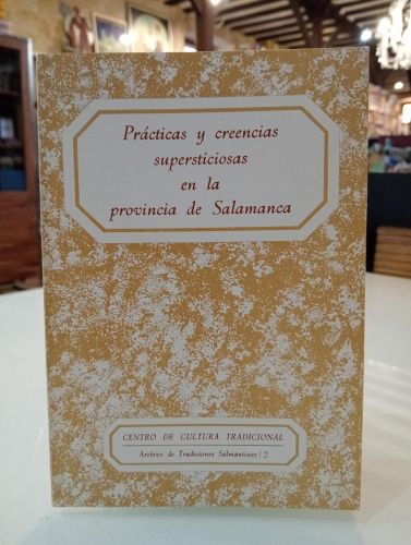 Portada del libro de Prácticas y creencias supersticiosas en la provincia de Salamanca
