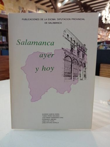 Portada del libro de Salamanca ayer y hoy