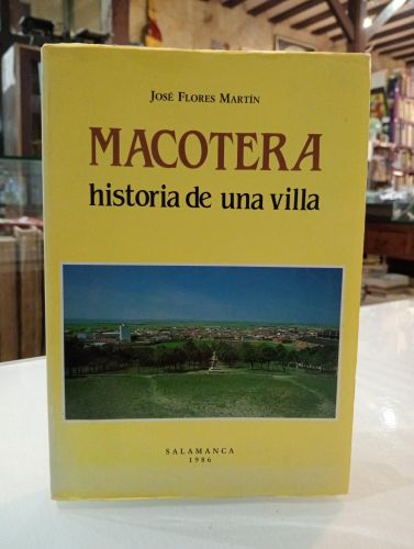 Portada del libro de Macotera, historia de una villa