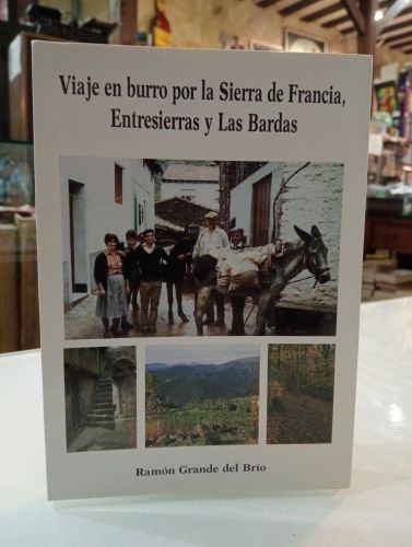 Portada del libro de Viajes en burro por la Sierra de Francia, Entresierras y Las Bardas
