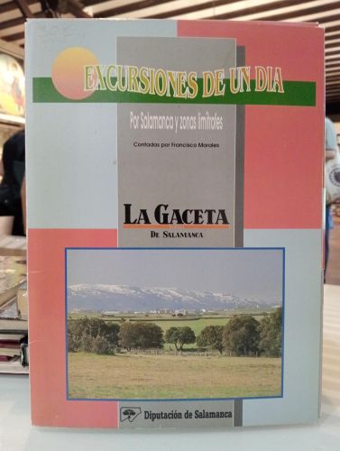 Portada del libro de Excursiones de un día. Por Salamanca y zonas limítrofes.- Números 1-56, falta el 37.