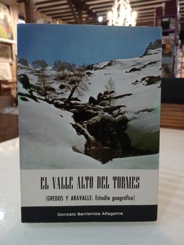 Portada del libro de El valle alto del Tormes (Gredos y Aravalle: Estudio geográfico)