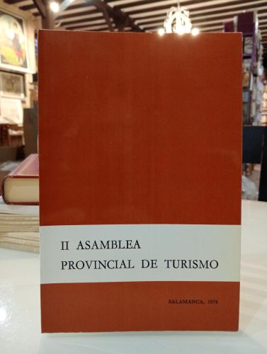 Portada del libro de II Asamblea Provincial de Turismo.- Salamanca, 1974.