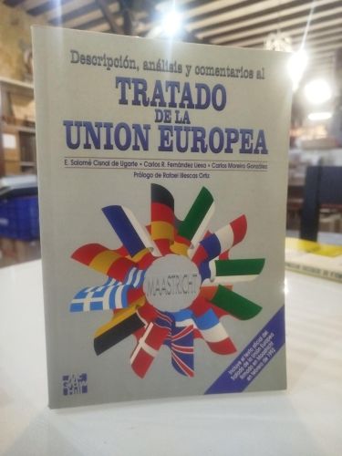 Portada del libro de Descripción, análisis y comentarios al Tratado de la Unión Europea