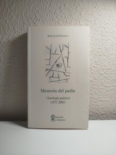 Portada del libro de Memoria del jardín. Antología poética (1977-2003)