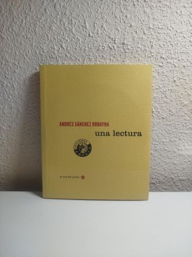 Portada del libro de Una lectura