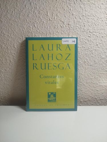 Portada del libro de Constantes vitales