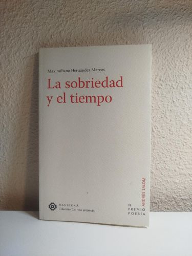 Portada del libro de La sobriedad y el tiempo