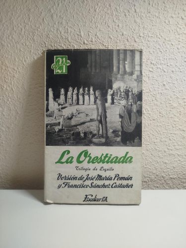 Portada del libro de La Orestiada