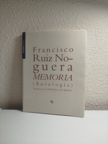Portada del libro de Memoria (Antología)