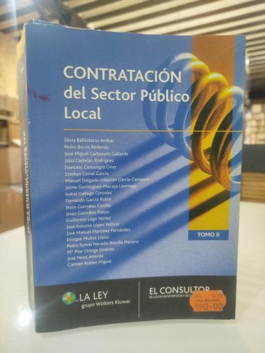 Portada del libro de Contratación del sector público local. Tomo II