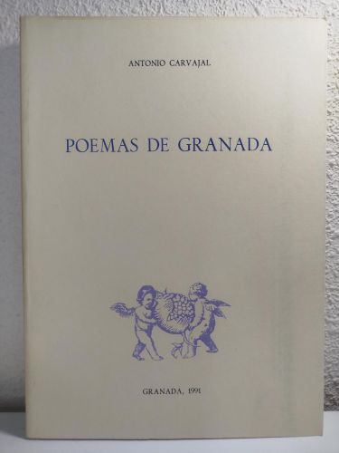 Portada del libro de Poemas de Granada